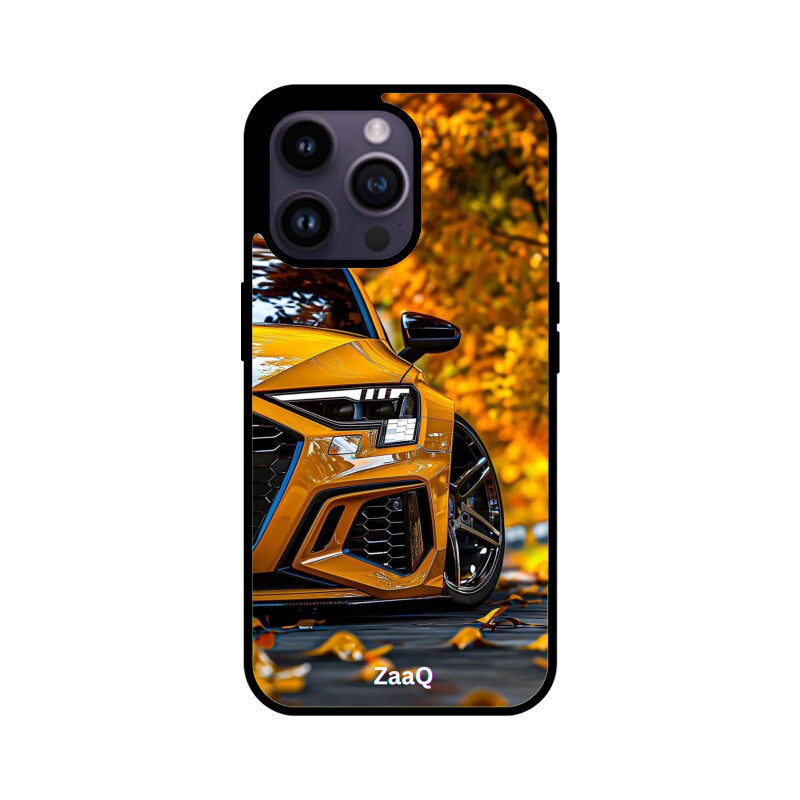ZaaQ Premium Glass Phone Case - Race Car Theme for Speed & Style