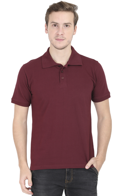 Premium No Connection Themed Polo Tee by ZaaQ – Sustainable Fashion