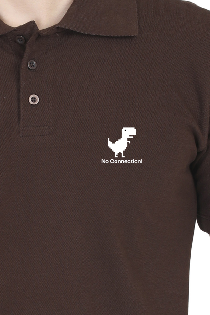 Premium No Connection Themed Polo Tee by ZaaQ – Sustainable Fashion