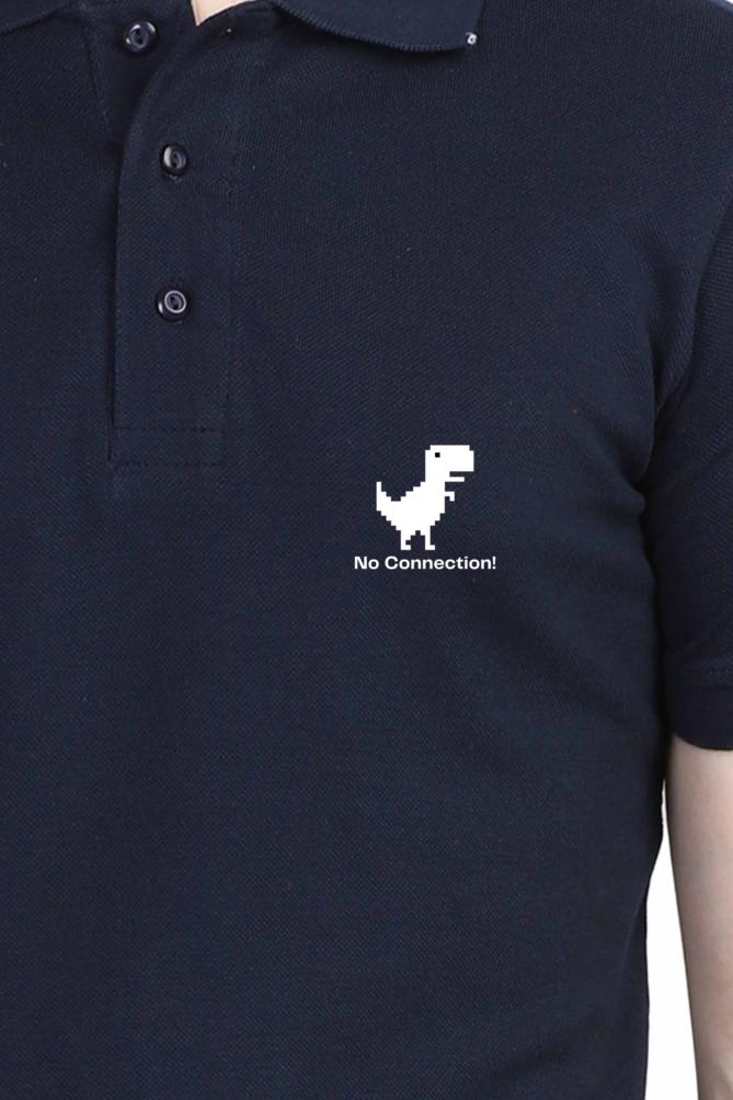 Premium No Connection Themed Polo Tee by ZaaQ – Sustainable Fashion