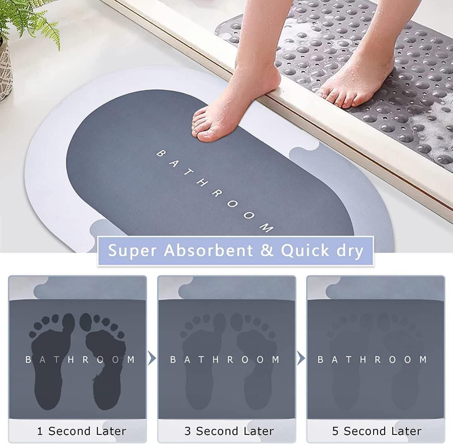 Super Absorbent Bath Floor Mat - noQMall