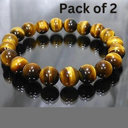 Tiger Eye Yellow Crystal Healing Stone Bracelet - noQMall