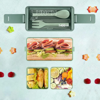 Bento Compartment Lunch Box - noQMall