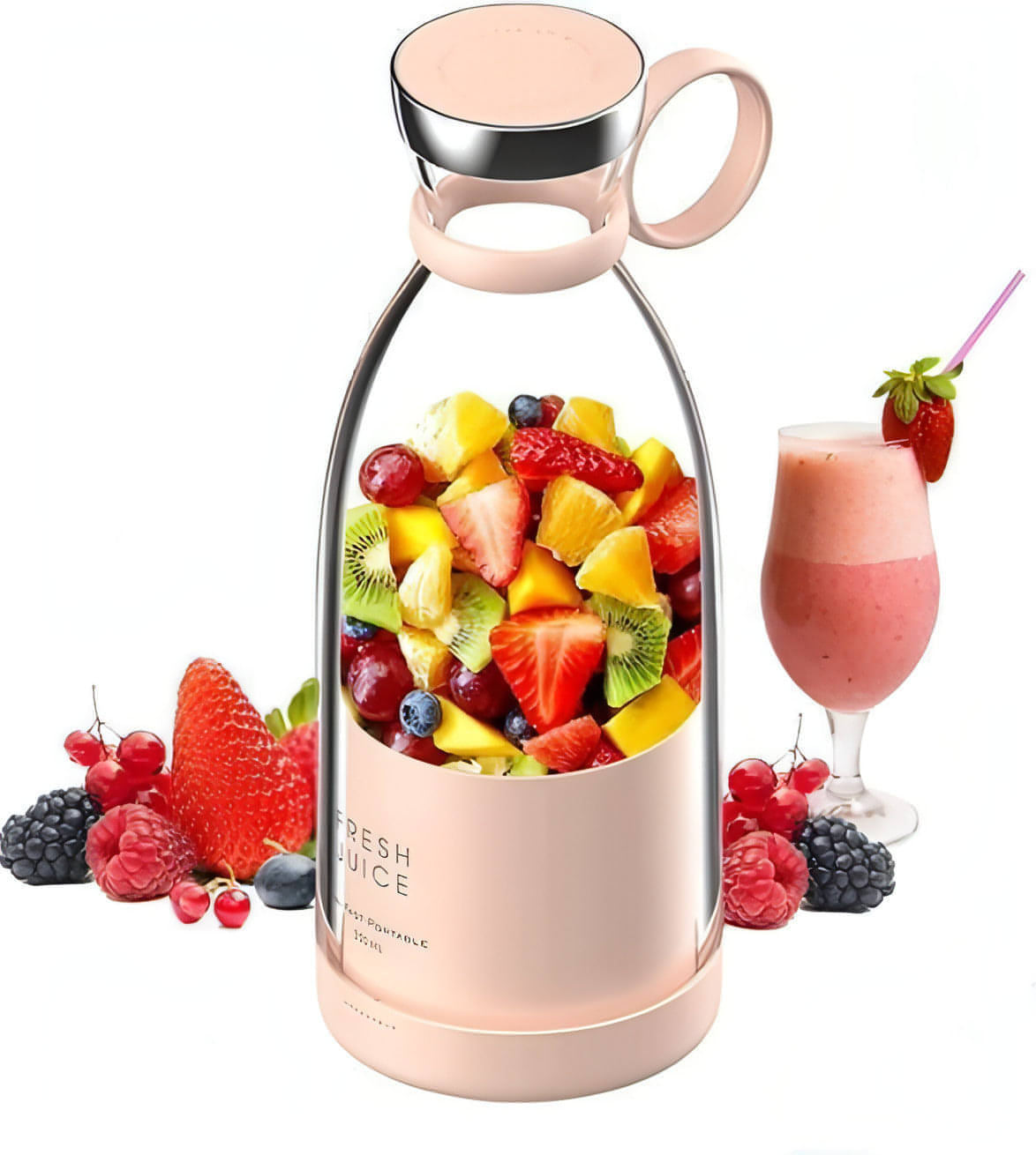 Electric Portable Mini Juicer Bottle - noQMall