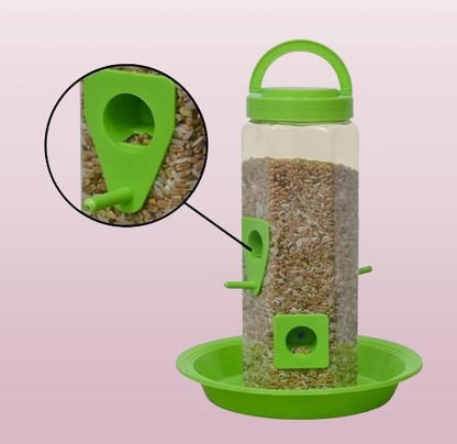 Invite Nature to Your Balcony with Bird Food and Water Feeder