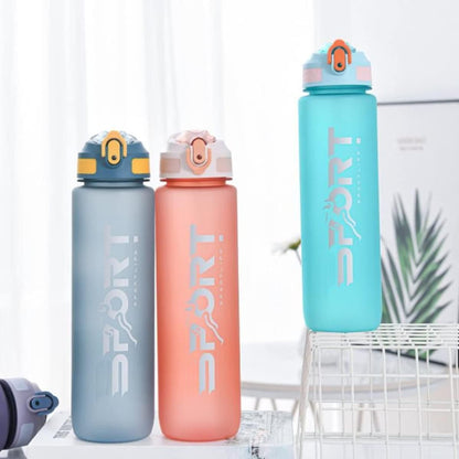 Sport Print Water Bottle 1000ml Sipper - noQMall