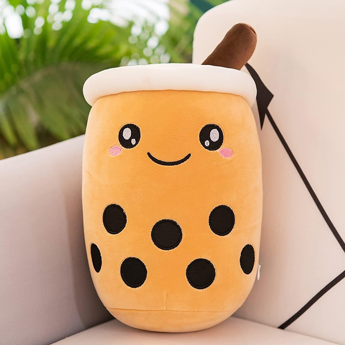 Cute Bubble Tea Plush Toy Pendant Keychain - noQMall