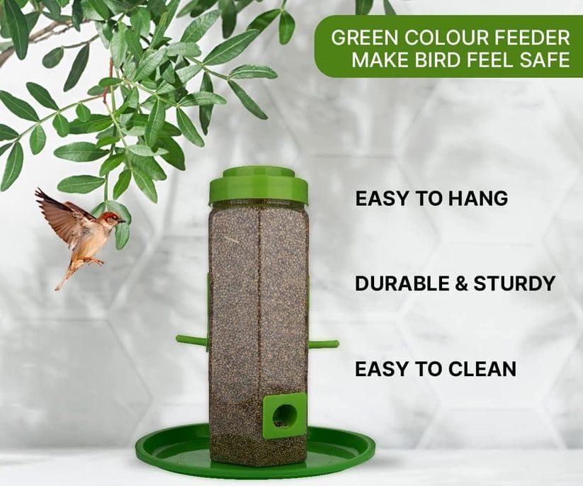 Invite Nature to Your Balcony with Bird Food and Water Feeder