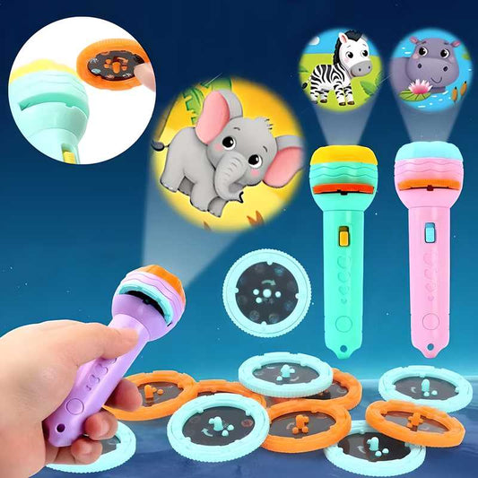 Interactive Slide Flashlight Torch - Kids Educational Learning Toy