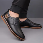 Men’s Derby Party Lace-Up Casual Shoes – Step into Effortless Elegance