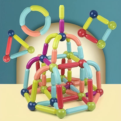 Magnetic Sticks and Balls Set for Kids 36 Pcs - noQMall