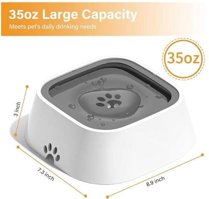 Pet Bowl Floating Anti- Overflow - noQMall