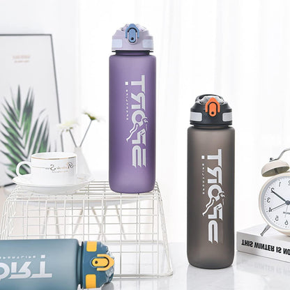 Sport Print Water Bottle 1000ml Sipper - noQMall