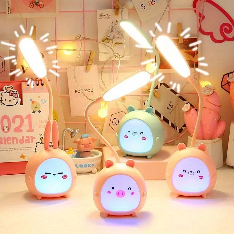 LED Cute Kids Desk Cartoon Lamp Rechargeable - noQMall