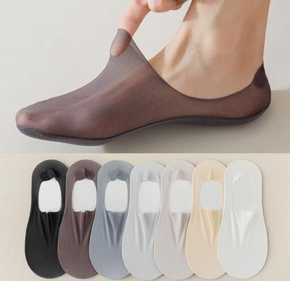 Silicone Non-slip Invisible No Show Socks(Pack Of 1)