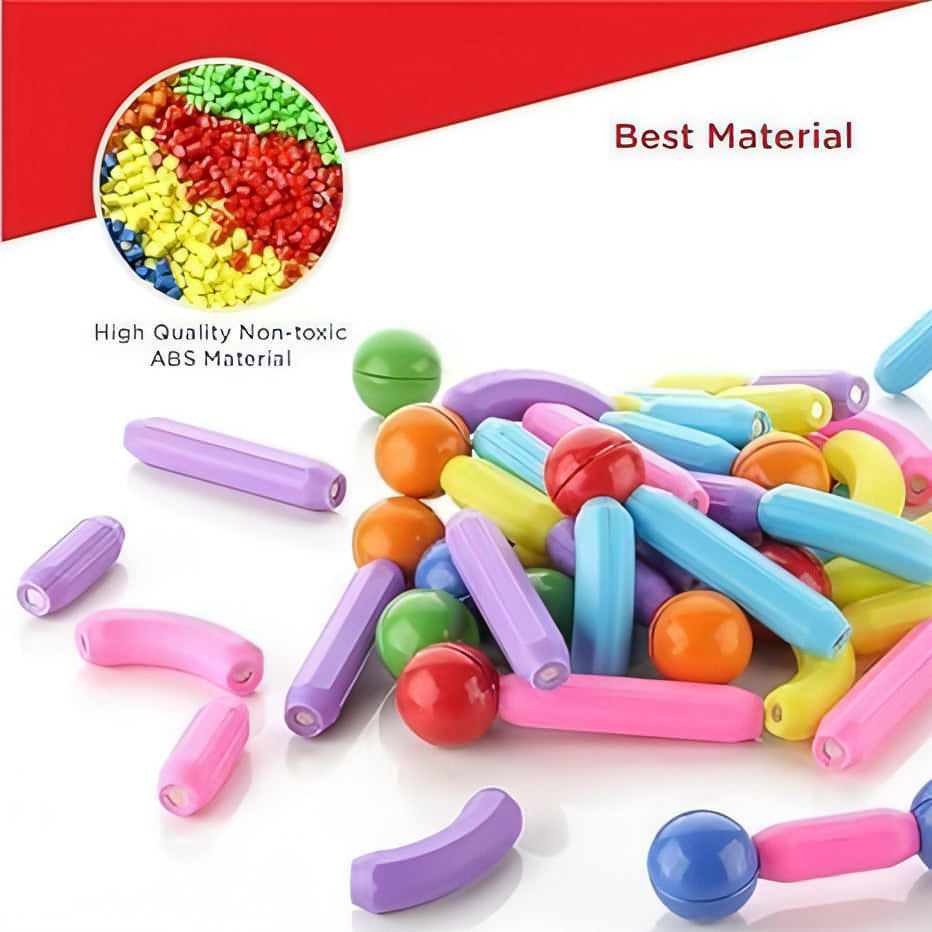 Magnetic Sticks and Balls Set for Kids 36 Pcs - noQMall