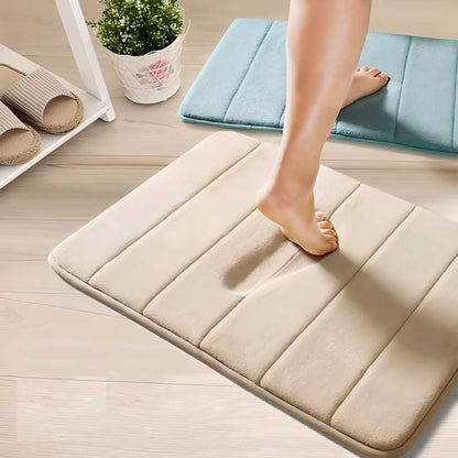 Water Absorbent Soft Memory Foam Bath mat - noQMall