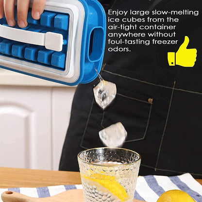 Folding Curling Ice Tray Molds Bar Maker Bag - noQMall