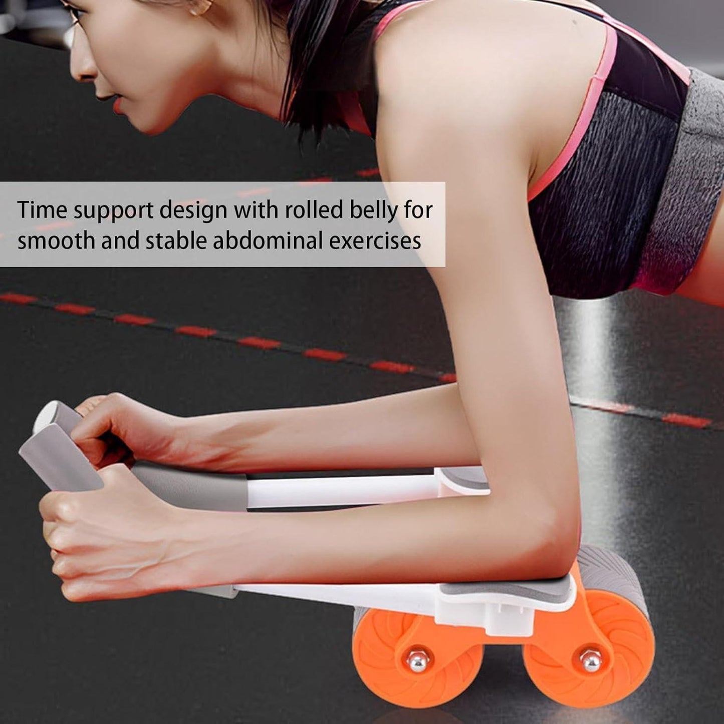 Abdominal Exercise Roller assorted color - noQMall