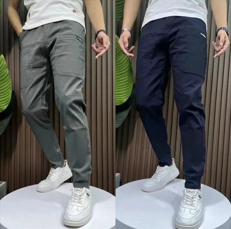 Combo of Men's Casual Joggers (Pack of 2) - noQMall