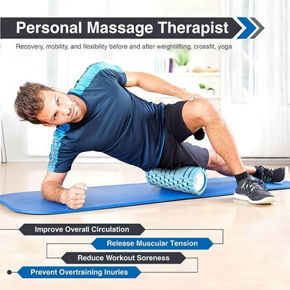 Foam Roller for Back Pain, Deep Tissue Massage & Body Pain Foam Roller for Exercise - noQMall