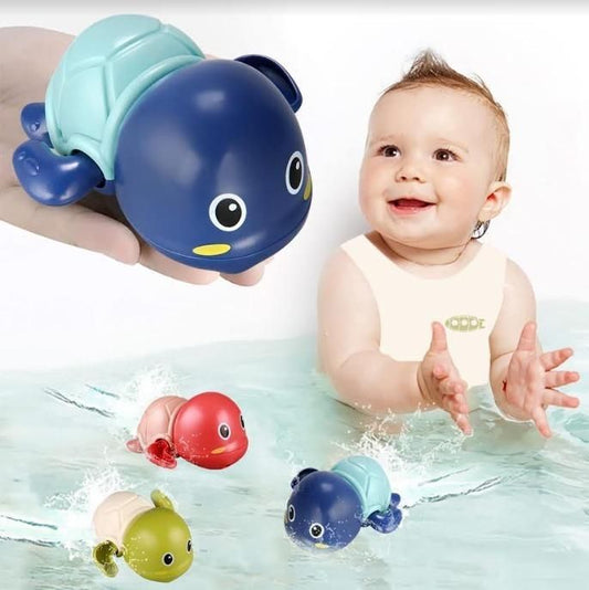 Cute Swimming Turtle Bath Toys for Kids Wind Up Toys for 1 Year Old Kids - noQMall