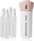 4-in-1 Smart Travel Bottles Set – Reusable Cosmetic Containers for Easy Travel