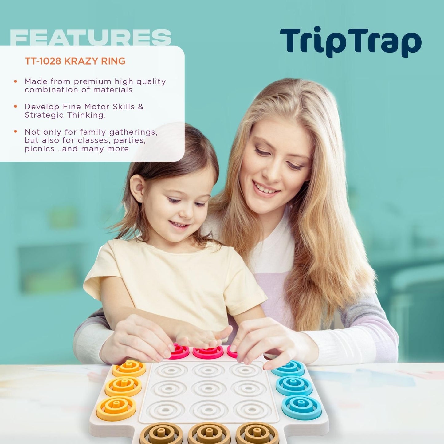 Trip trap Educational Puzzle Game for Kids