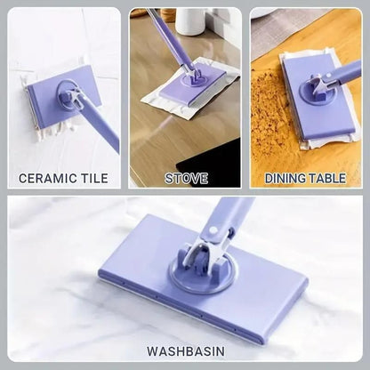 Easy-Clean Mini Mop With Auto Cloth Grip - noQMall