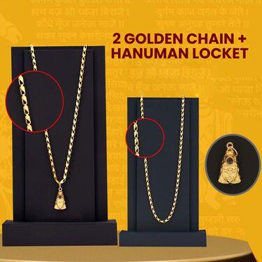 Unisex Shree Hanuman Chalisa Locket with Chain - noQMall