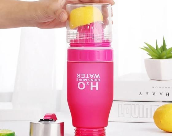 Plastic Portable Lemon Juice Bottle 650ml - noQMall