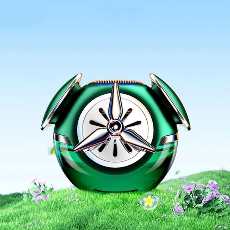 Solar-Powered Car Perfume with Auto Rotation Fan | Long-Lasting Fragrance - noQMall