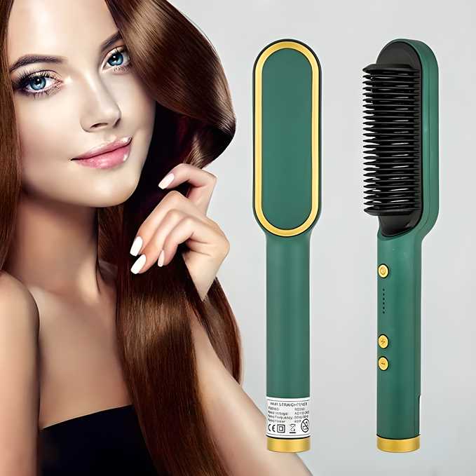 Professional Electric Hair Straightener Comb Brush - noQMall