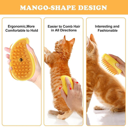 Steaming Pet Hairbrush - noQMall