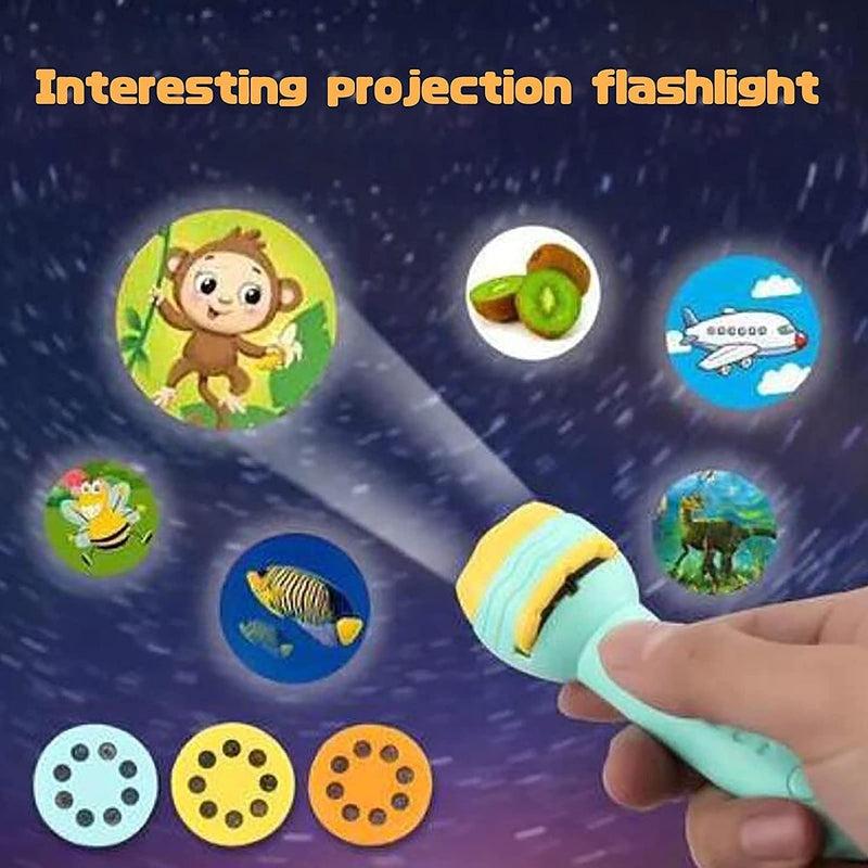 Interactive Slide Flashlight Torch - Kids Educational Learning Toy