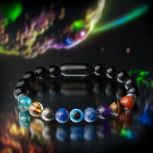 Super 9 Chakra Energy Bracelet – Healing Stone Beads for Balance, Positivity & Everyday Wellness