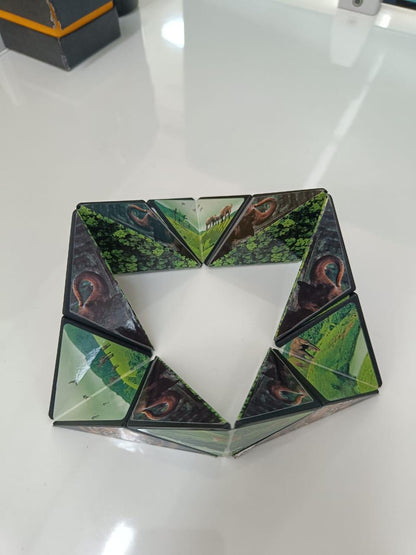 3D Cube Shape Shifting Box: Mind-Bending Puzzle for All Ages | Improve Problem-Solving Skills - noQMall