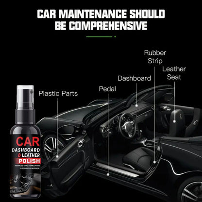 Dashboard Polish And Leather Conditioner + Protectant Car Dashboard Polish - noQMall