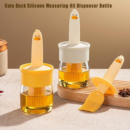 Silicone Brush and high Temperature Resistant Oil Bottle - noQMall