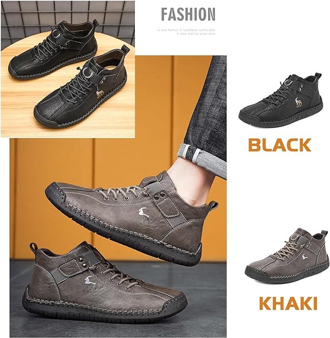 Men's Hiking Shoes High Top Shoes Thickened - noQMall