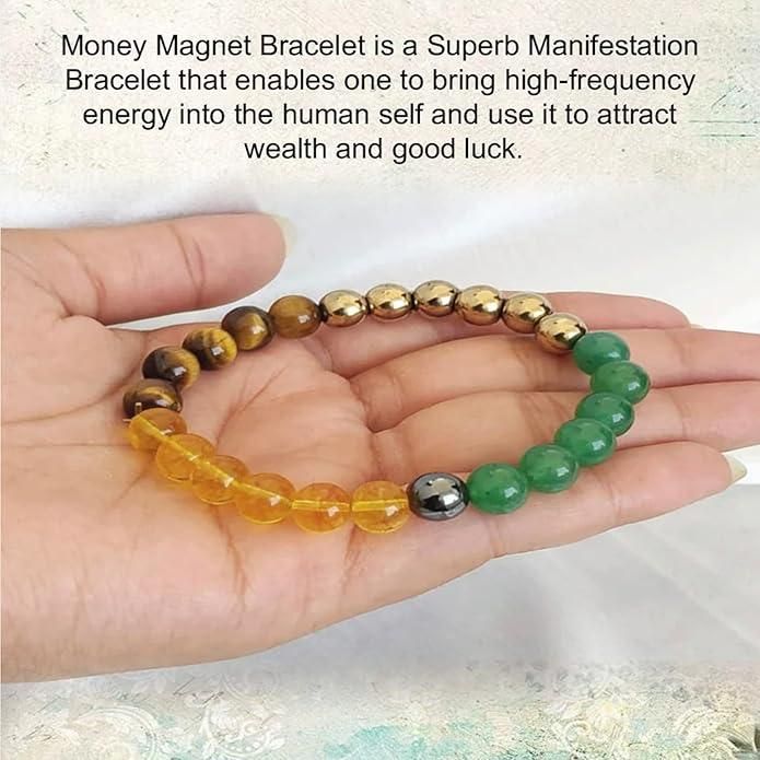 Natural Money Magnet Bracelet – Attract Wealth & Prosperity