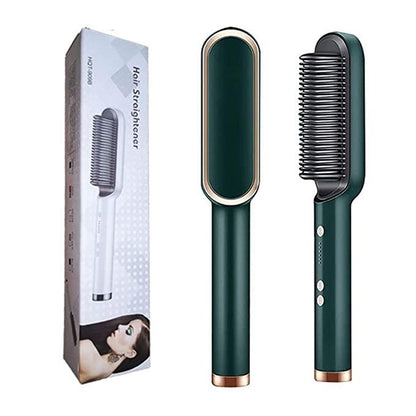 Professional Electric Hair Straightener Comb Brush - noQMall