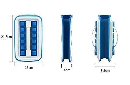 Folding Curling Ice Tray Molds Bar Maker Bag - noQMall