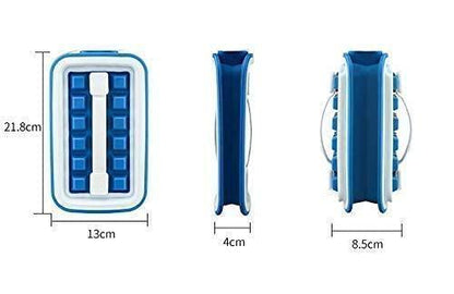 Folding Curling Ice Tray Molds Bar Maker Bag - noQMall