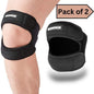 Knee Pain Relief Adjustable Neoprene Knee Strap (Pack of 2) - noQMall