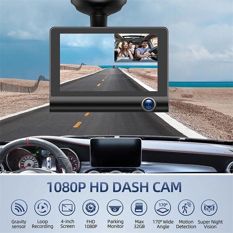 Car Camera Recorder with Loop Recording – Drive Smart, Drive Safe! 🚗🎥