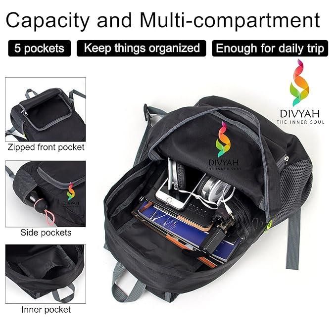 Foldable Waterproof Backpack as Travel Hiking Daypack for Men & Women - noQMall