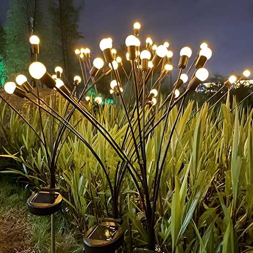 Solar Lights Outdoor Waterproof – Firefly Effect for Your Garden