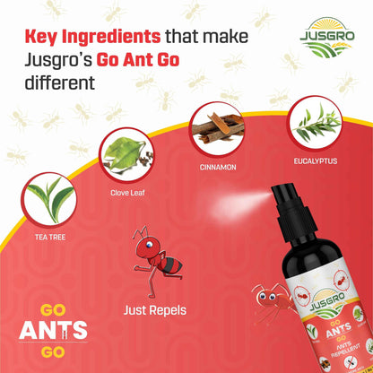 JusGro Ant Repellent Spray(100 Ml) - noQMall