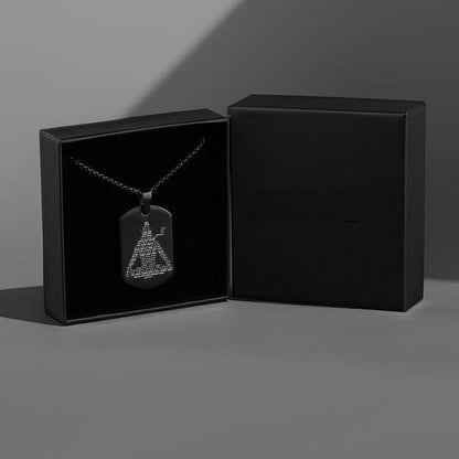 Mahadev Jyotirling Tag Stainless Steel Chain Locket For Men - noQMall